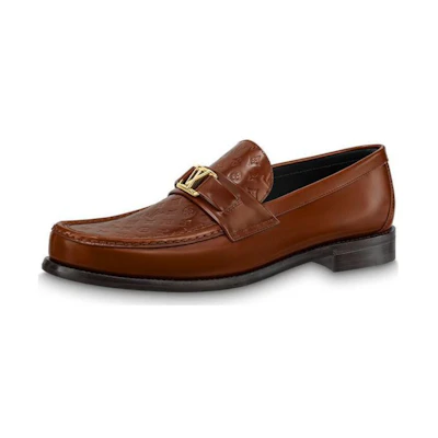 LV Major Loafers 'Patent Brown Monogram'