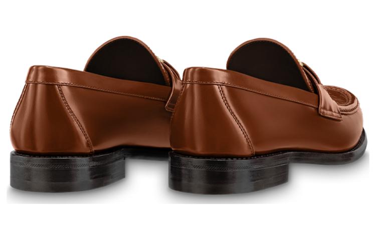 Shop Mocassini Louis Vuitton Major ''Patent Brown Monogram'' 1AAMZU