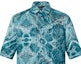 Lookbook LOUIS VUITTON Marble Print Casual Short Sleeve Shirt Blue Menswear. 1A9782