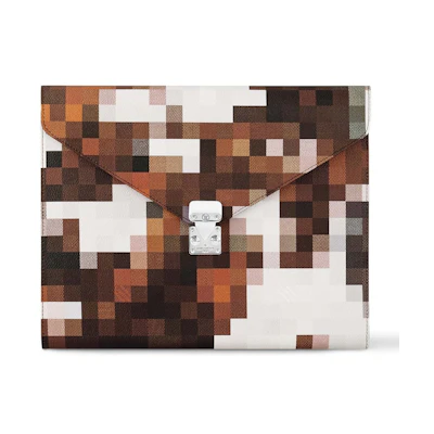 Louis Vuitton Mark Folder Cowmooflage Brown