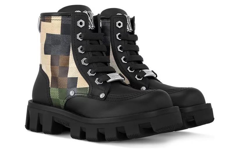 LV Martin Boot 'Checker Black Leather' 圖 3