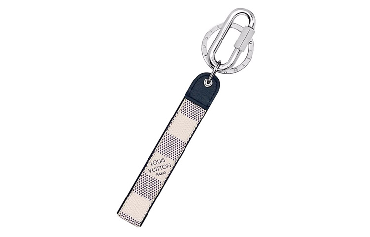 LOUIS VUITTON Matchpoint Checkered Metal Keychain Unisex Couple Accessory M68280 圖 4