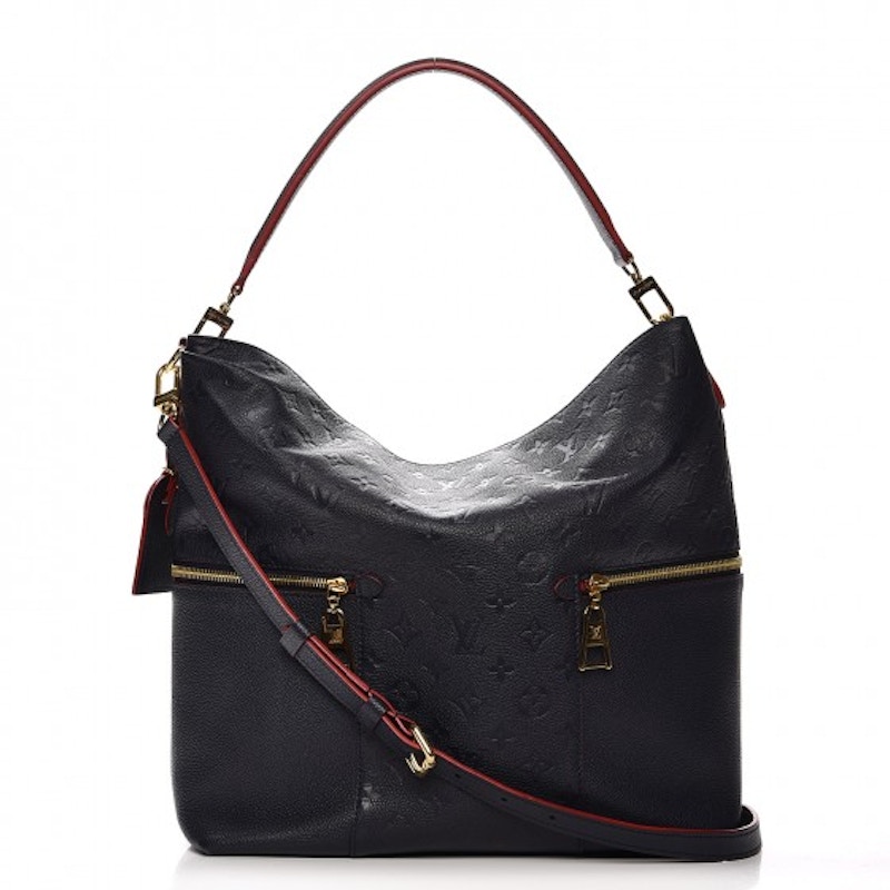 Louis Vuitton Melie Monogram Empreinte Marine Rouge