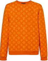 Louis Vuitton Mens Orange Logo Knit Crewneck Sweater 1A5CPG Louis Vuitton Mens Orange Logo Knit Crewneck Sweater 1A5CPG