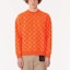 Lookbook Suéter Louis Vuitton Hombre Naranja Logo Tejido Cuello Redondo. 1A5CPG