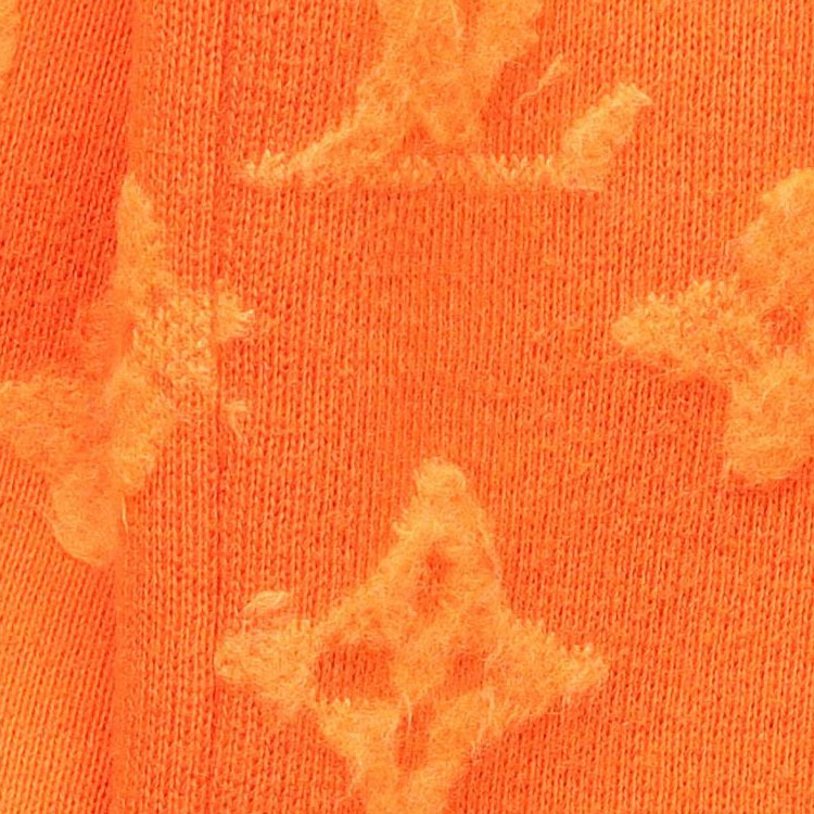 Sizing Suéter Louis Vuitton Hombre Naranja Logo Tejido Cuello Redondo. 1A5CPG