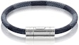Order Pulsera LOUIS VUITTON Logo Metálico de Lona Negro/Gris M6299