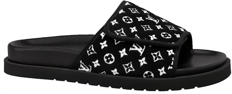 Louis Vuitton Miami 'Black Magic Tape Slide' Sandal Hitam 1ABFTR Order Louis Vuitton Miami 'Black Magic Tape Slide' Sandal Hitam 1ABFTR