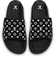 Louis Vuitton Miami 'Black Magic Tape Slide' Sandal Hitam 1ABFTR Lookbook Louis Vuitton Miami 'Black Magic Tape Slide' Sandal Hitam 1ABFTR
