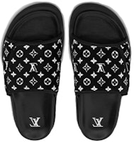 Louis Vuitton Miami 'Black Magic Tape Slide' Sandal Hitam 1ABFTR Shop Louis Vuitton Miami 'Black Magic Tape Slide' Sandal Hitam 1ABFTR