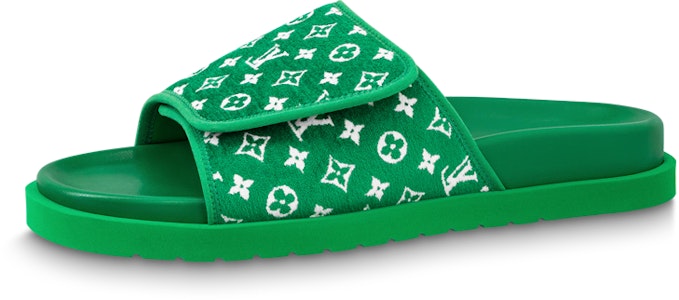 ルイ・ヴィトン Miami グリーンベルクロ サンダル 1ABNU9 Buy ルイ・ヴィトン Miami グリーンベルクロ サンダル 1ABNU9