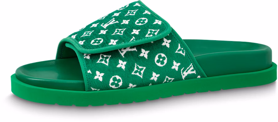 Louis Vuitton Miami 'Sandal Hijau dengan Velcro Rata' 1ABNU9 Buy Louis Vuitton Miami 'Sandal Hijau dengan Velcro Rata' 1ABNU9