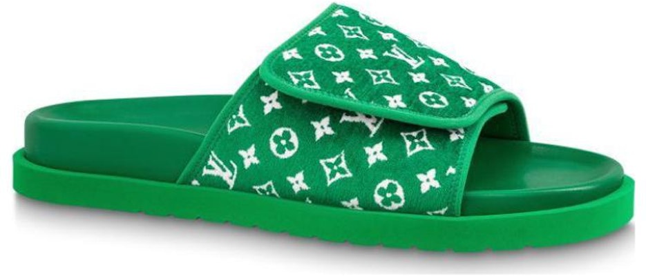 Sandal Datar Velcro Hijau Louis Vuitton Miami 1ABNU9 Order Sandal Datar Velcro Hijau Louis Vuitton Miami 1ABNU9