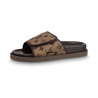 LV Miami 'Magic Tape Flat Fashion Sandal Chestnut'
