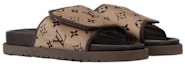 Shop Louis Vuitton Miami 'Magic Tape Flat Sandal Fesyen Coklat Gelap' 1ABMZ8