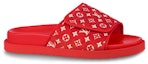 Order Louis Vuitton Miami 'Sandal Rata Velcro Merah' 1ABFU6