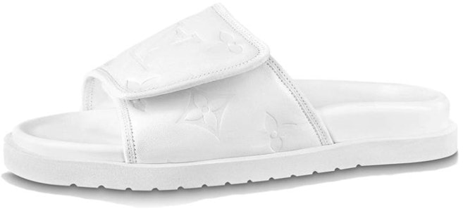 Louis Vuitton Miami Kulit 'Flat Putih Velcro' 1AA7RF Buy Louis Vuitton Miami Kulit 'Flat Putih Velcro' 1AA7RF