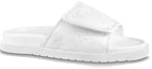 Order Louis Vuitton Miami Kulit 'White Velcro Flat' 1AA7RF