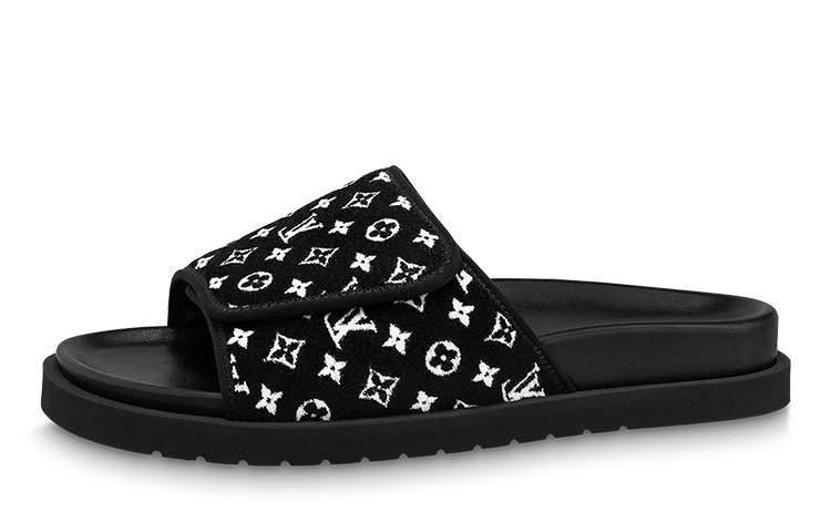 Louis Vuitton Miami Mules 'Black Monogram' 1ABFTT