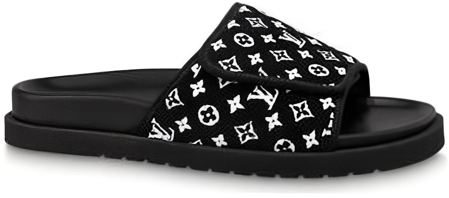 Louis Vuitton Miami Mules 'Monogram Hitam' 1ABFTT Order Louis Vuitton Miami Mules 'Monogram Hitam' 1ABFTT