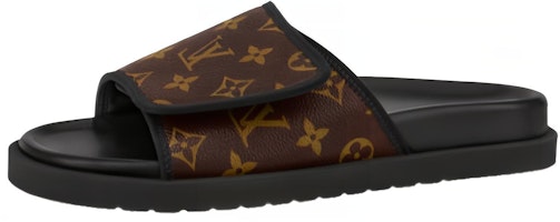 Louis Vuitton Miami Mules 'Brown Velcro' 1A8YG9 Louis Vuitton Miami Mules 'Brown Velcro' 1A8YG9