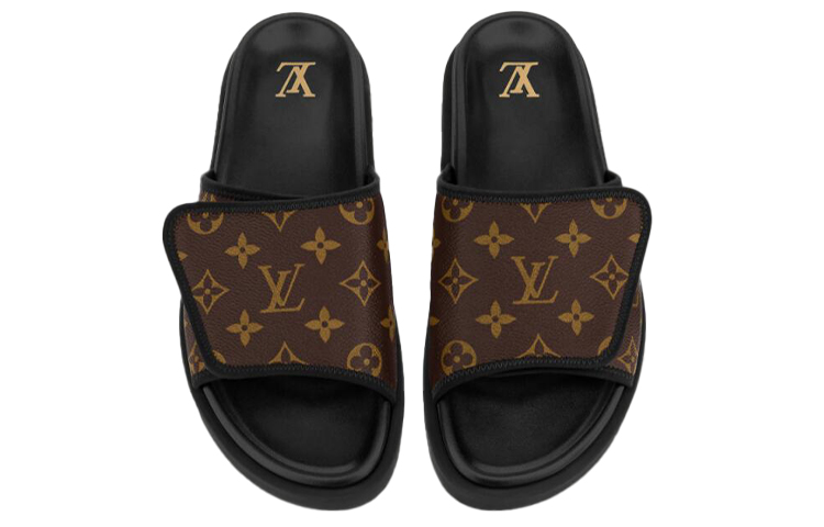 Lookbook Mules Louis Vuitton Miami ''Velcro Marron'' 1A8YG9