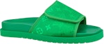 Order Louis Vuitton Miami Velcro Flat 'Selipar Fesyen Hijau' 1ABMZN