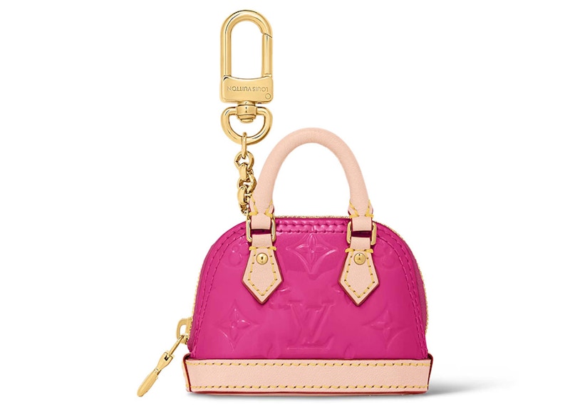 Louis Vuitton Micro Alma Vernis Key Holder Pink