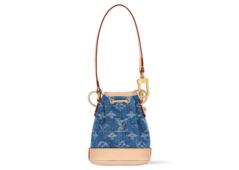 Order Louis Vuitton Micro Noe Charm Bolso Monograma Denim Azul