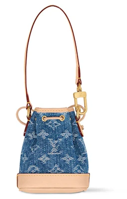 Louis Vuitton Micro Noe Charm Bolso Monograma Denim Azul Order Louis Vuitton Micro Noe Charm Bolso Monograma Denim Azul