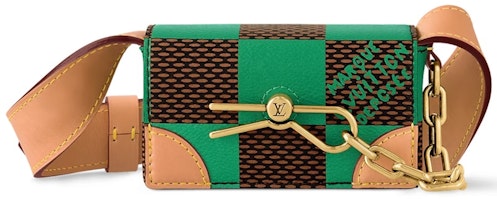 Louis Vuitton Micro Steamer Damier Pop Green Louis Vuitton Micro Steamer Damier Pop Green