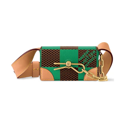 Louis Vuitton Micro Steamer Damier Pop Green