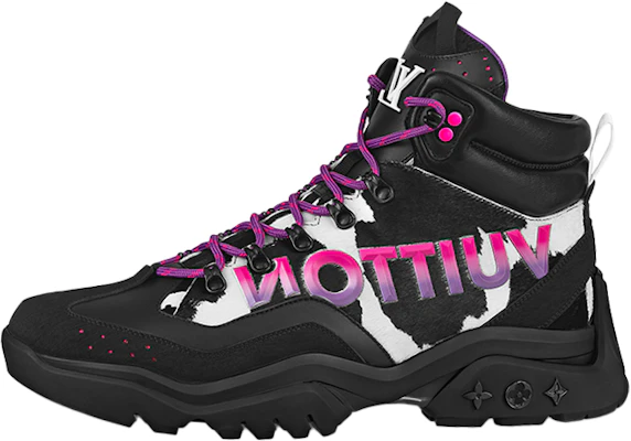 Louis Vuitton Millenium High-Top Sneaker 'Hitam Ungu' 1A995B Buy Louis Vuitton Millenium High-Top Sneaker 'Hitam Ungu' 1A995B