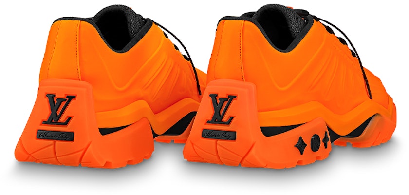 Louis Vuitton Millenium Low 'Orange' Sepatu Oranye 1A9910 Lookbook Louis Vuitton Millenium Low 'Orange' Sepatu Oranye 1A9910