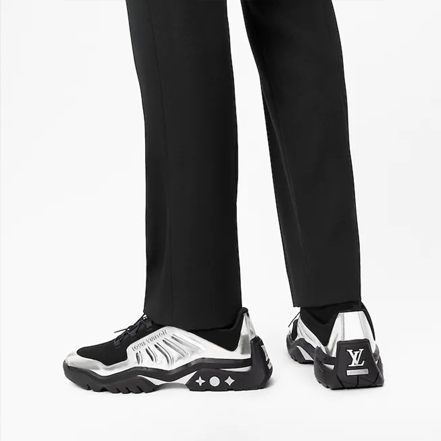 LV Millenium Low 'Silver Black' 圖 5