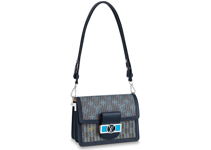 Louis Vuitton Mini Dauphine Damier Monogram LV Pop Blue