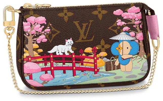 Louis Vuitton Mini Pochette Accesorios Monograma Vivienne Wisteria Rosa Buy Louis Vuitton Mini Pochette Accesorios Monograma Vivienne Wisteria Rosa