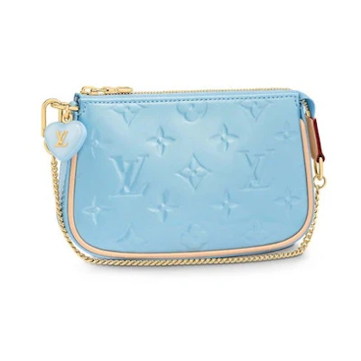 Louis Vuitton Mini Pochette Accessories Lillipop Blue