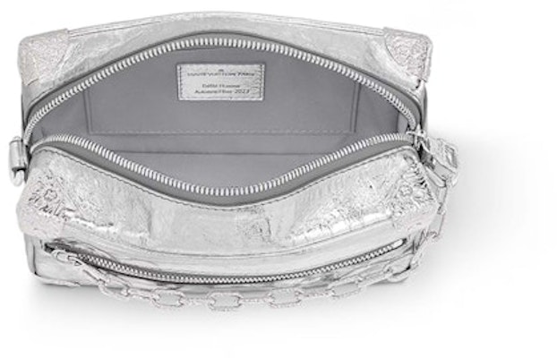 Louis Vuitton Mini Soft Trunk Crushed Silver Lookbook Louis Vuitton Mini Soft Trunk Crushed Silver