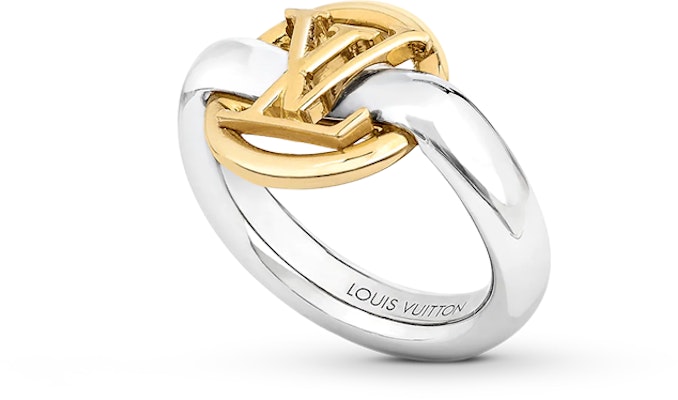 LOUIS VUITTON Minimalist Logo Metal Ring Unisex Gold/Silver. M00615 Buy LOUIS VUITTON Minimalist Logo Metal Ring Unisex Gold/Silver. M00615