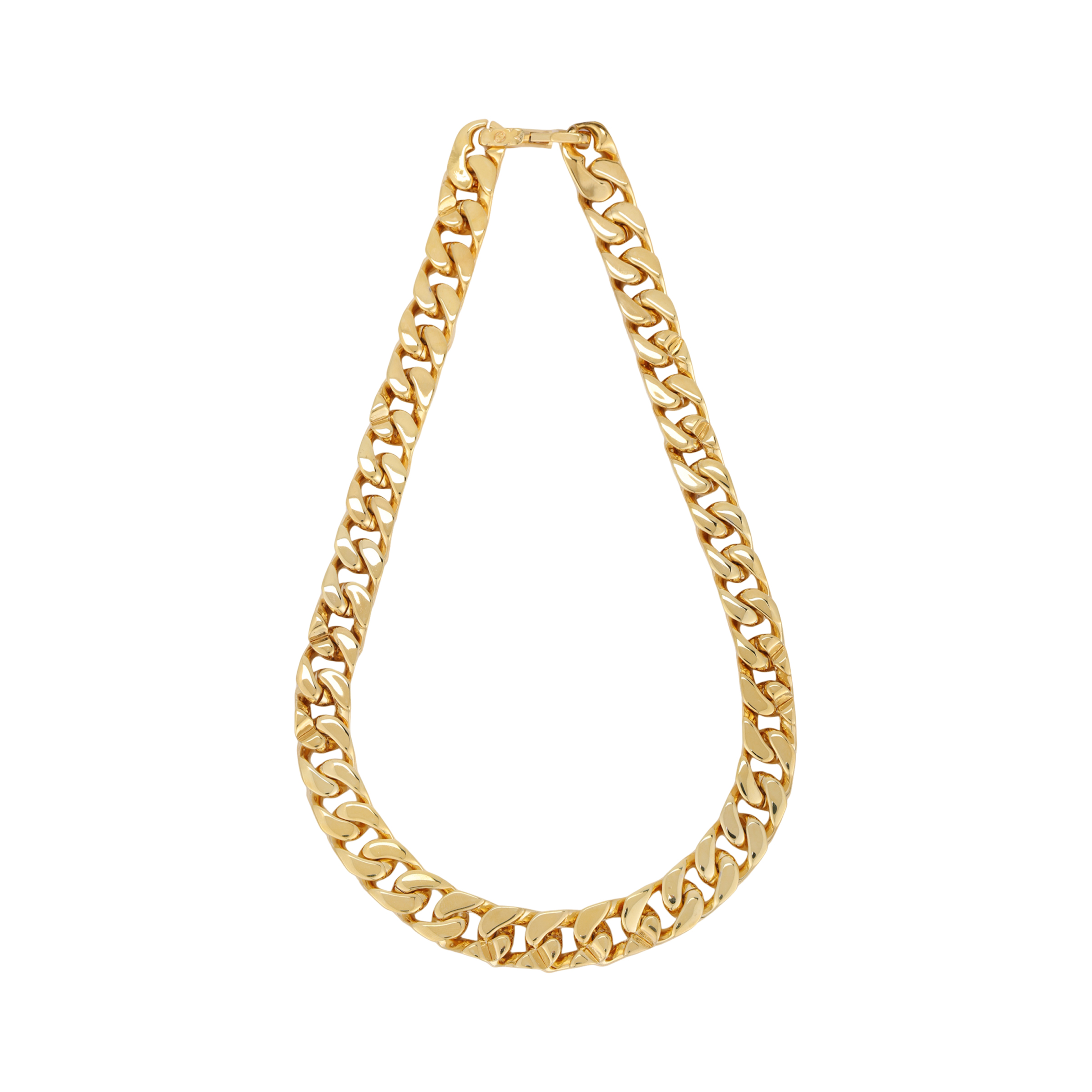 Louis Vuitton Minimalist Metal Necklace Unisex Couple Style Trendy Design. M00304