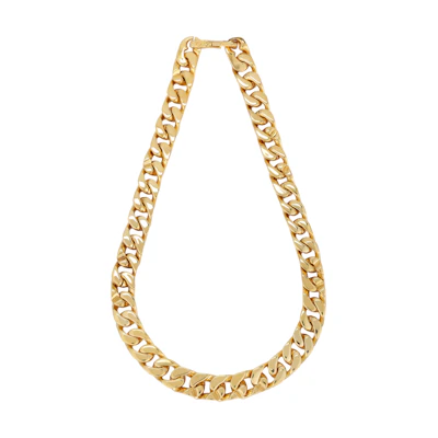 Louis Vuitton Minimalist Metal Necklace Unisex Couple Style Trendy Design. M00304