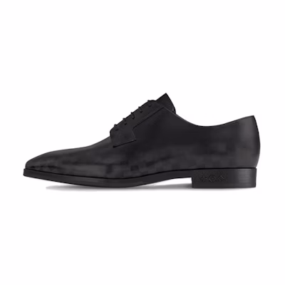 LV Minister 'Black Leather Oxford'