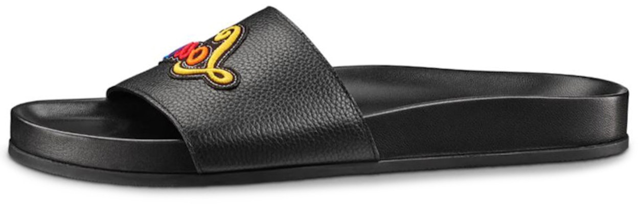 Louis Vuitton Mirabeau 'Zapatillas de Cuero Epi Negras' 1A3S71 Buy Louis Vuitton Mirabeau 'Zapatillas de Cuero Epi Negras' 1A3S71