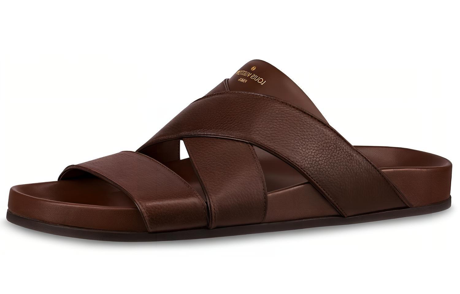 Louis Vuitton Mirabeau 'Mocha Brown' Slide 1A5HLU