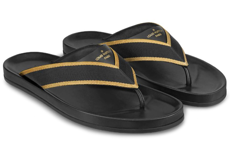 Order Louis Vuitton Mule Mirabeau en Cuir et Toile ''Noir'' 1A4B9O