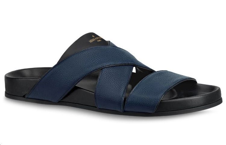 Order Louis Vuitton Mirabeau Pantolette ''Marine'' 1A5HMA