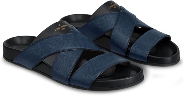 Louis Vuitton Mirabeau Sandal 'Marine' 1A5HMA Order Louis Vuitton Mirabeau Sandal 'Marine' 1A5HMA