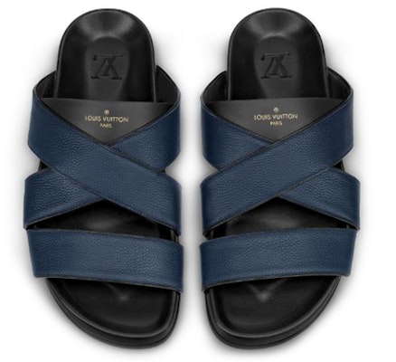 Louis Vuitton Mirabeau Sandal 'Marine' 1A5HMA Lookbook Louis Vuitton Mirabeau Sandal 'Marine' 1A5HMA