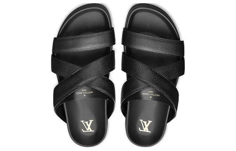Shop Louis Vuitton Mirabeau Ciabatte ''Nere'' 1A37RL